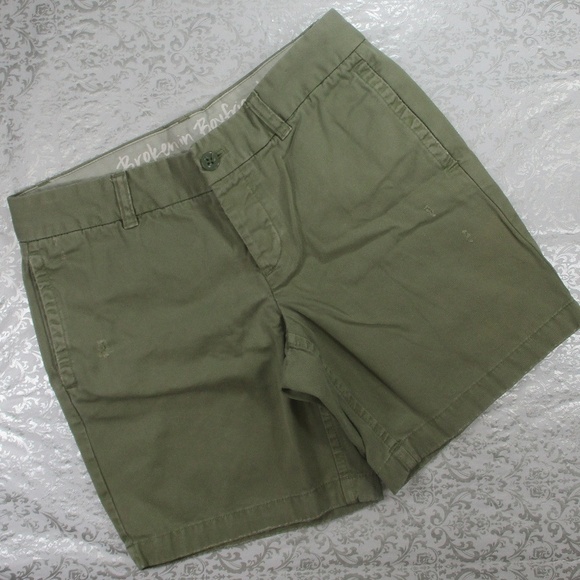 J.CREW Broken In Boyfriend Shorts. Size 0 - Picture 2 of 6